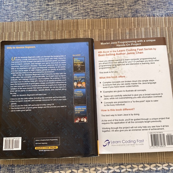 2 computer programming books- Unity and Java - Picture 3 of 6